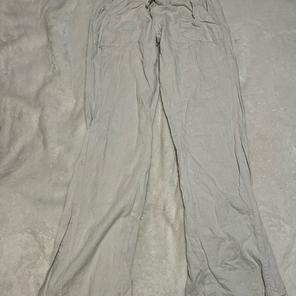 Roxy Women's Light Gray Flare Pants